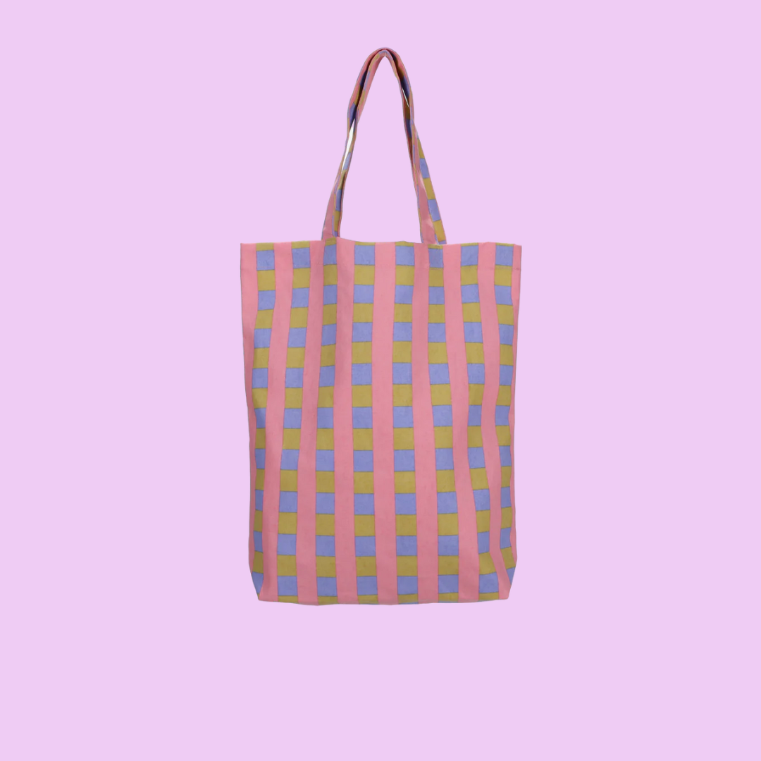 Katoenen tas · Blokjes & streepjes