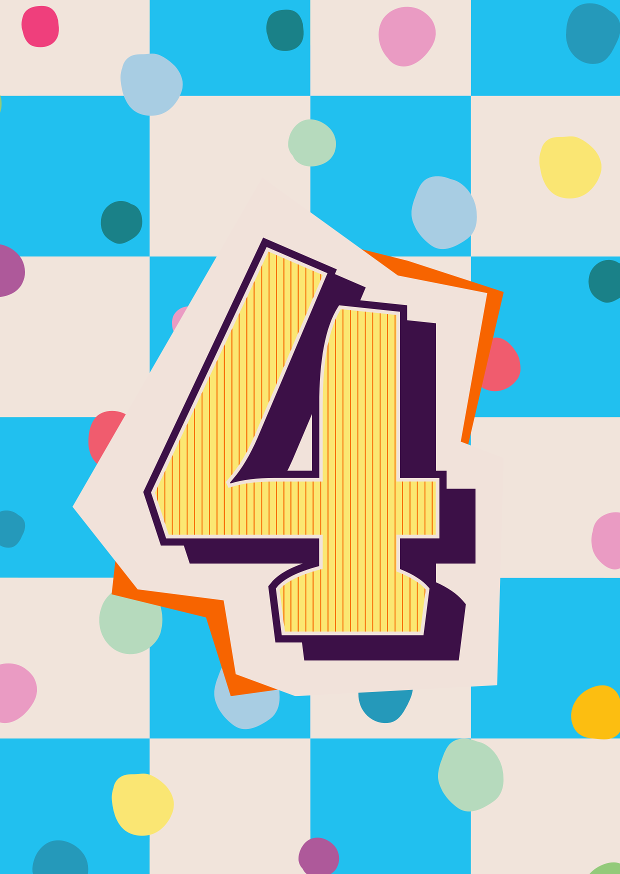 Cijferkaart - jongen 4