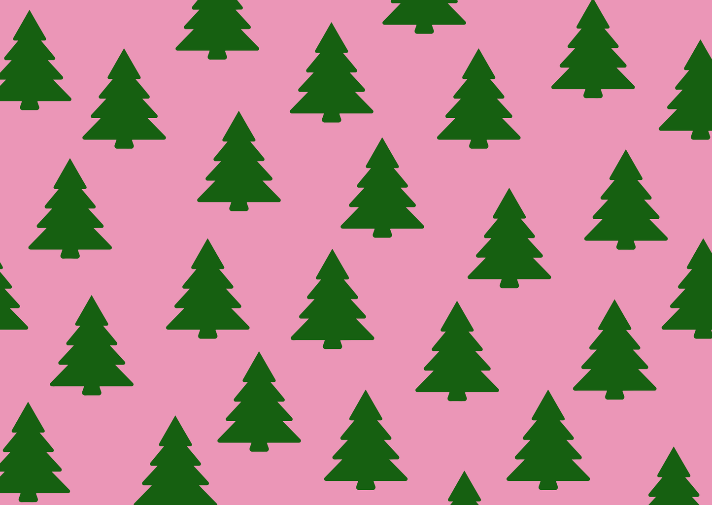 Wenskaart kerstbomen