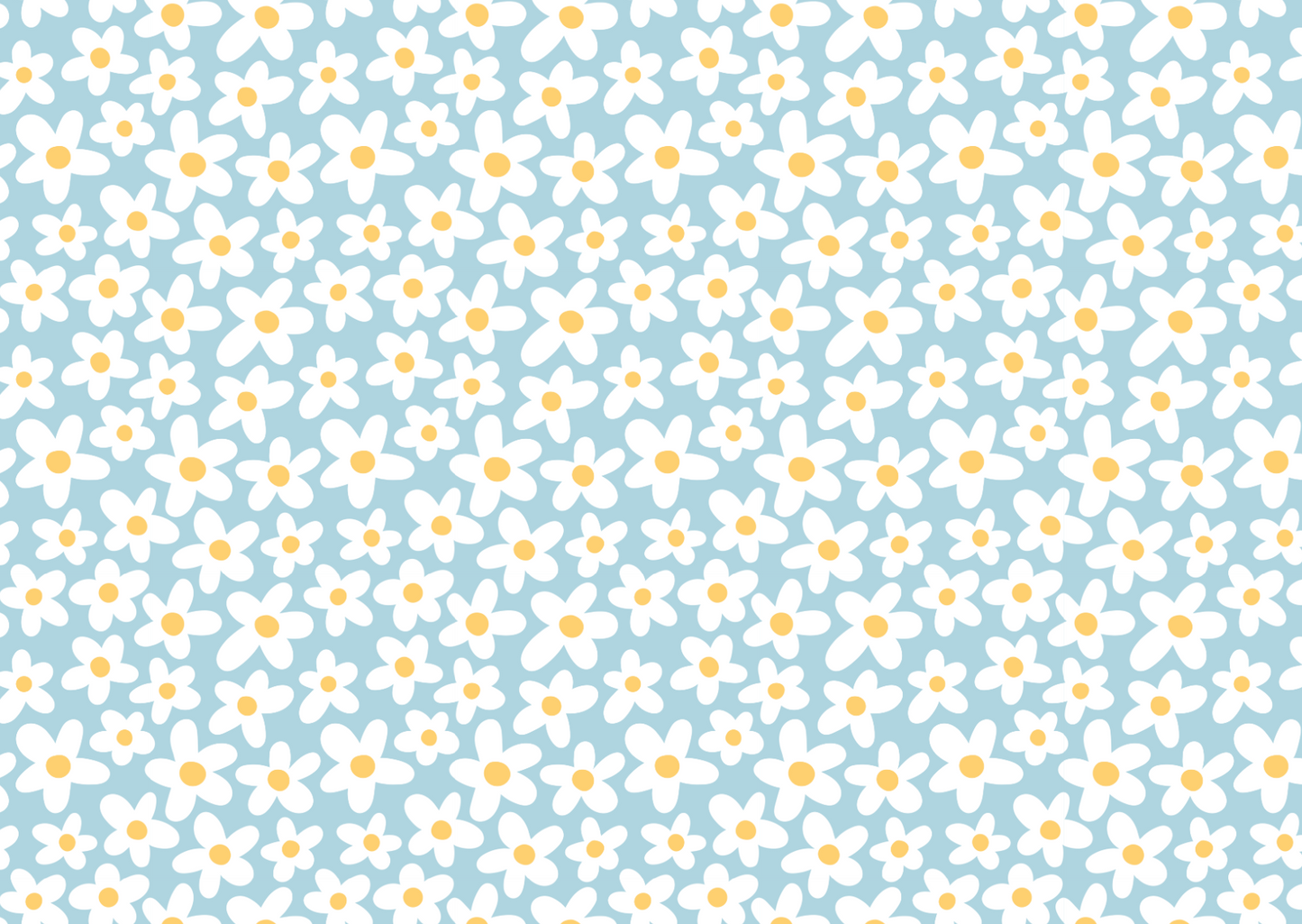 Wenskaart Blue Flower