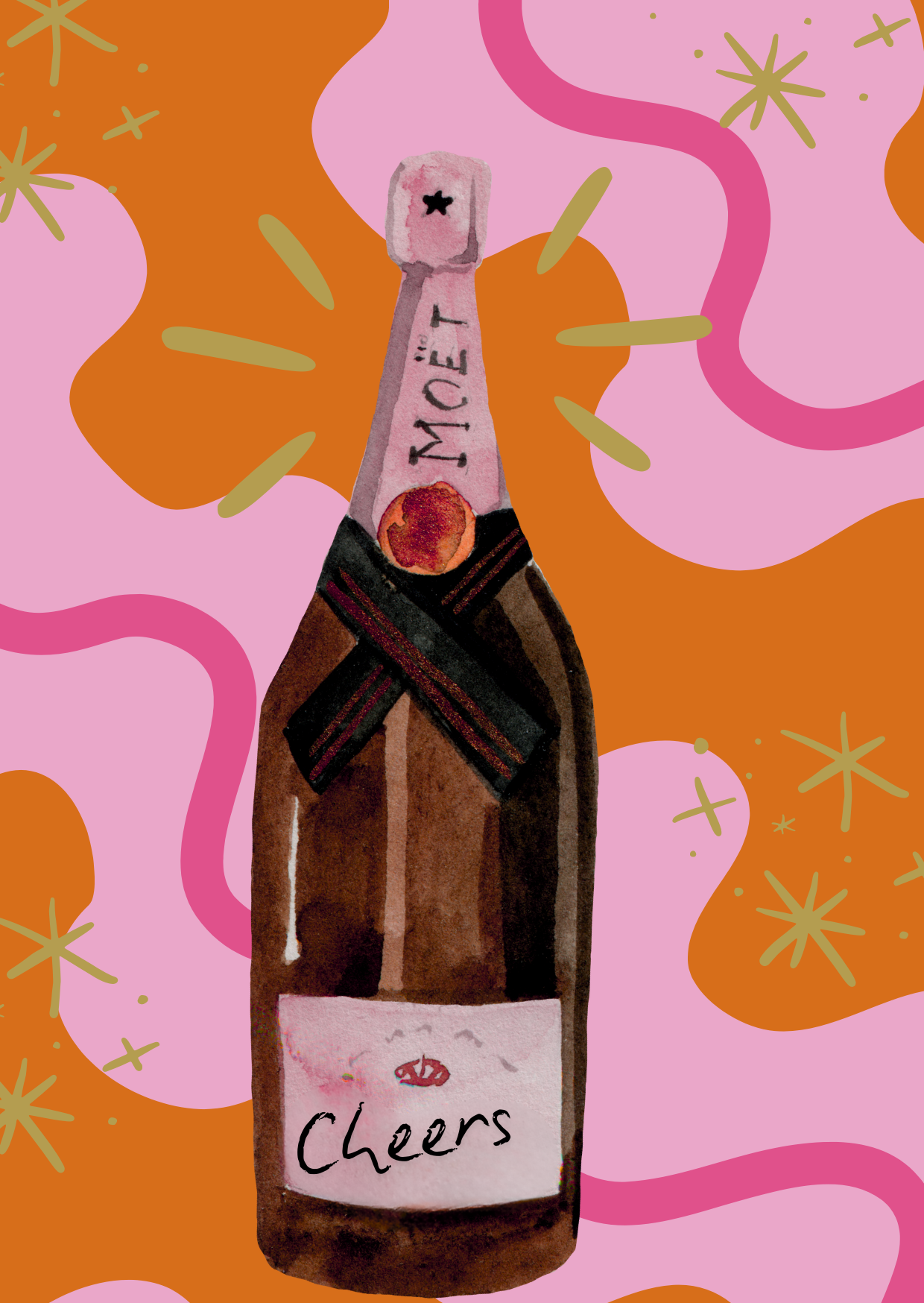 Wenskaart Cheers! MO