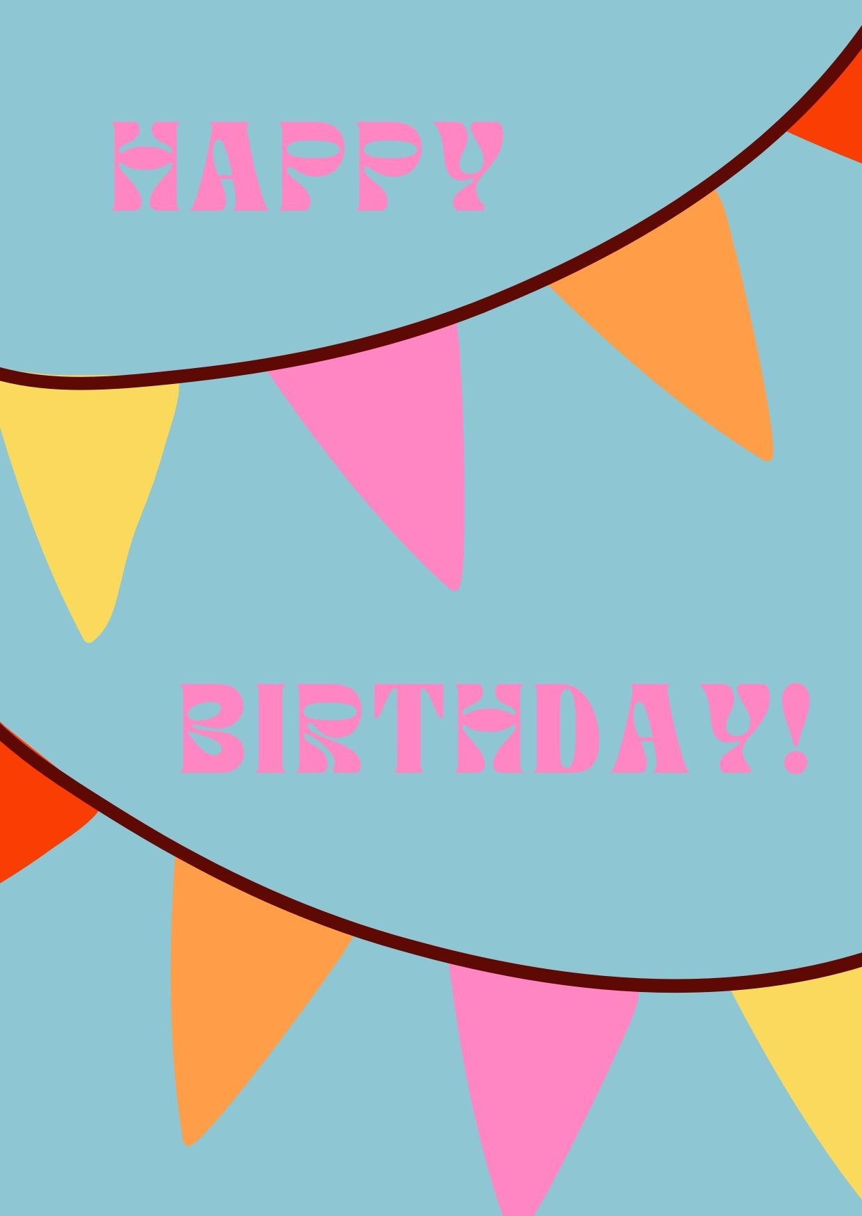 Wenskaart Happy Birthday!