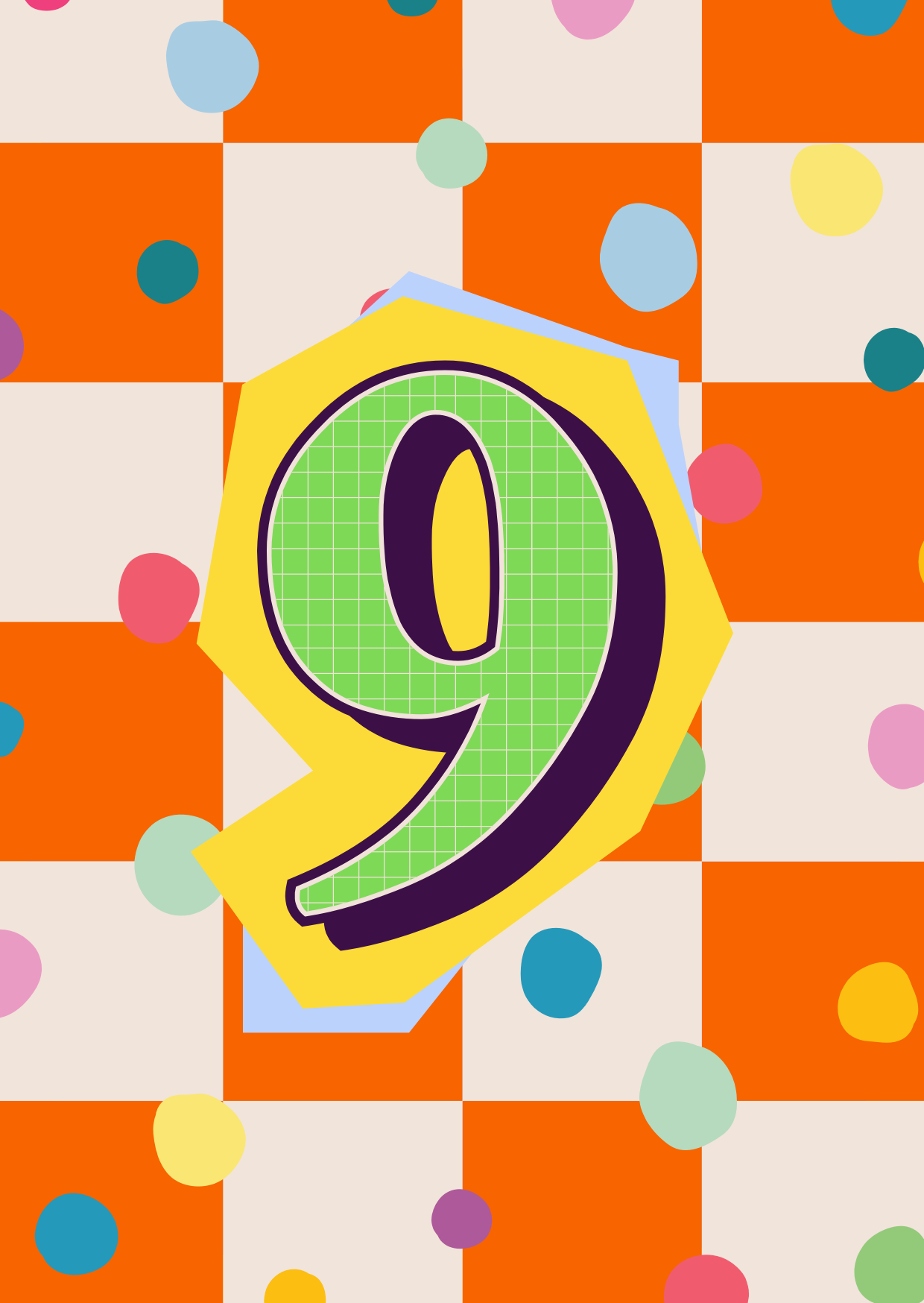 Cijferkaart - jongen 9