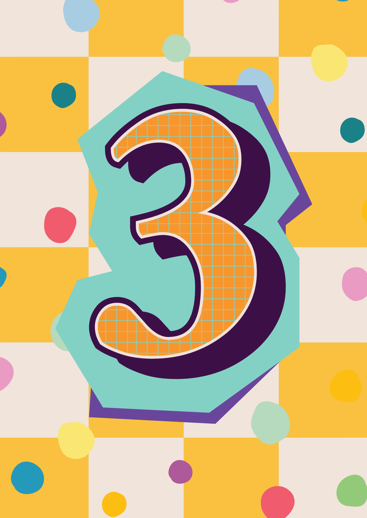 Cijferkaart - jongen 3