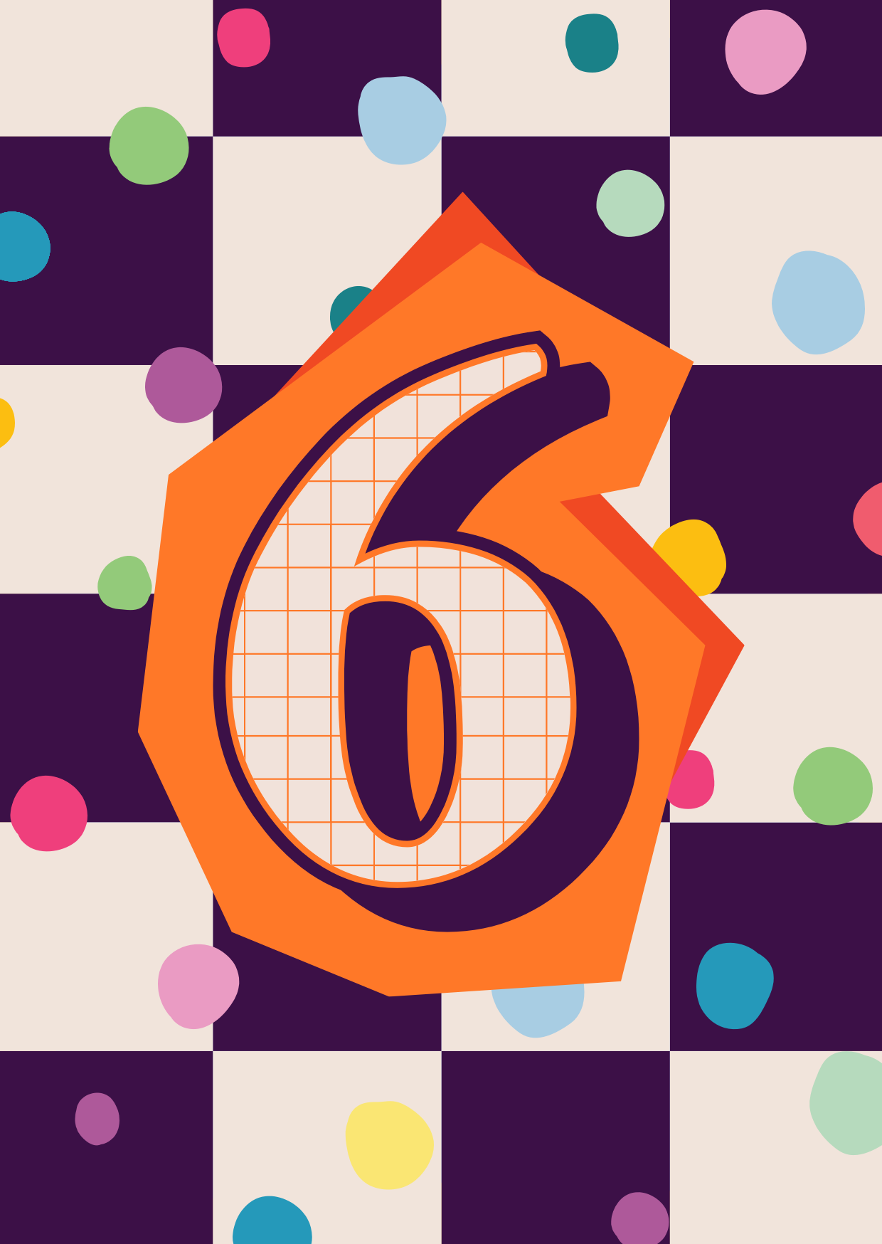 Cijferkaart - jongen 6