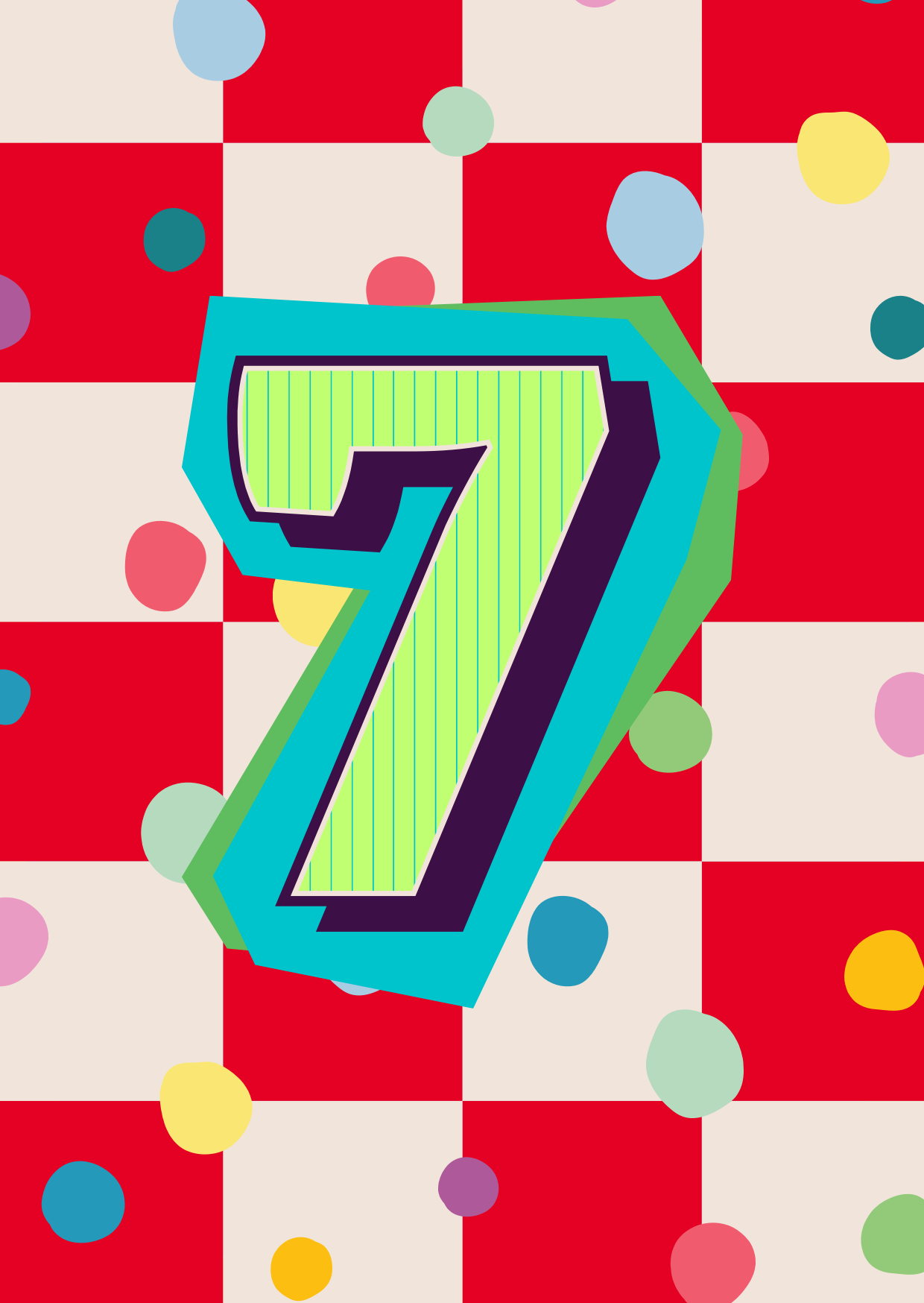 Cijferkaart - jongen 7