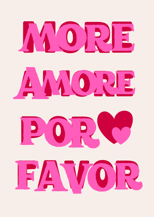 Wenskaart More Amore