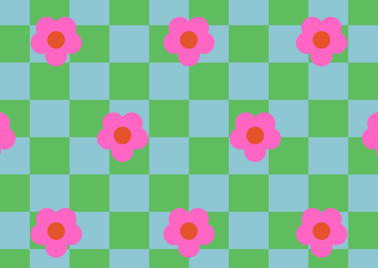 Wenskaart Bloementuintje