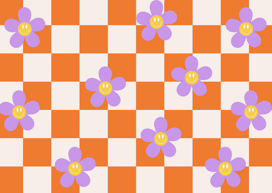 Wenskaart Flower Happiness