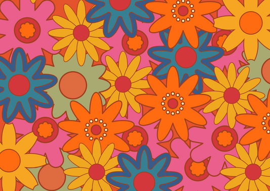 Wenskaart Flower off Winter