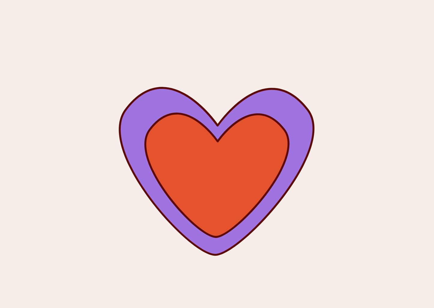 Wenskaart hart