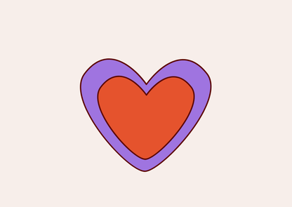 Wenskaart hart