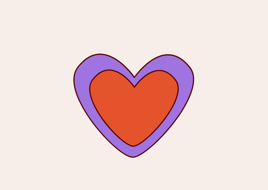 Wenskaart hart
