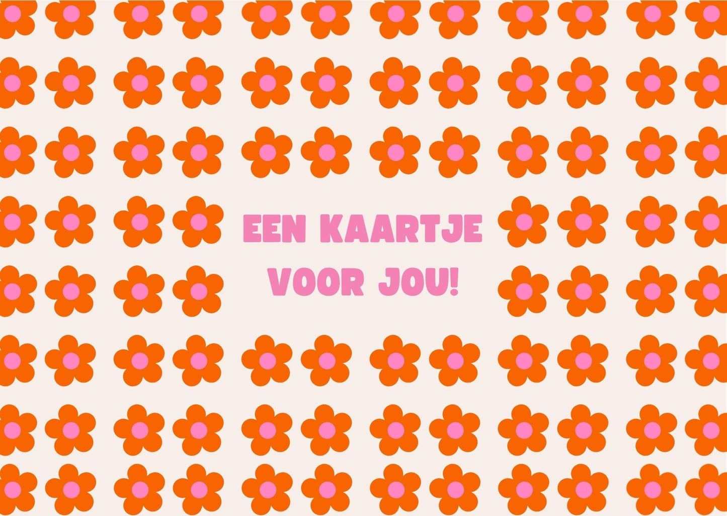 Wenskaart Een kaartje voor jou