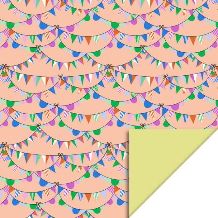 Cadeaupapier - Vlaggetjes