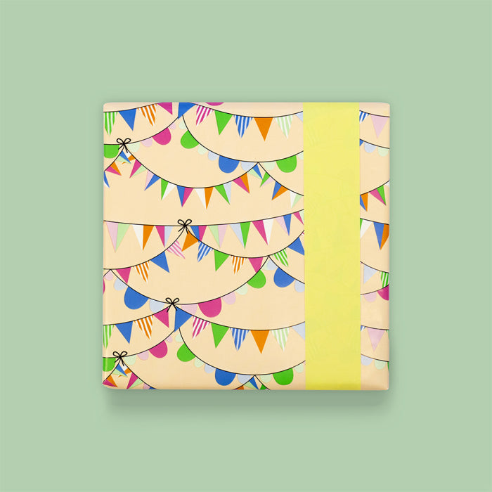 Cadeaupapier - Vlaggetjes