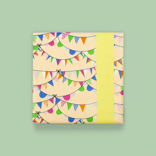 Cadeaupapier - Vlaggetjes