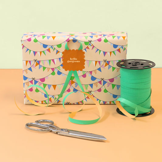 Cadeaupapier - Vlaggetjes