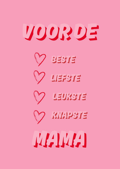 Wenskaart Beste mama